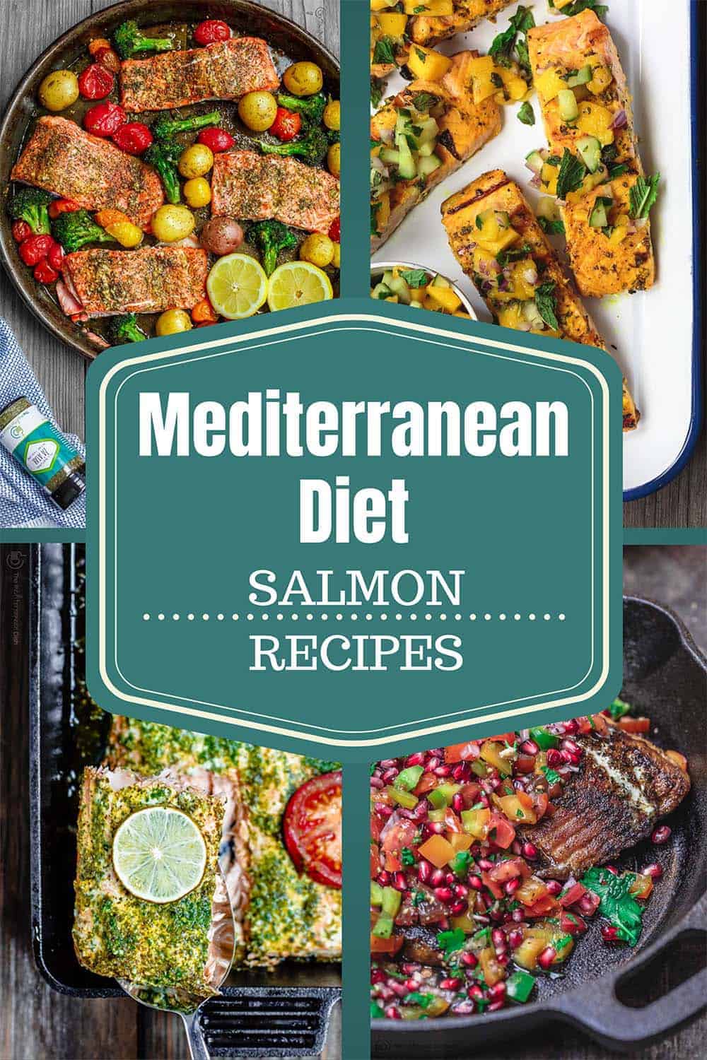 Mediterranean Diet Salmon Recipes. 7 salmon dinners prepared Mediterranean-style