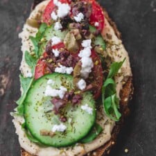 Mediterranean-Style Breakfast Toast -image