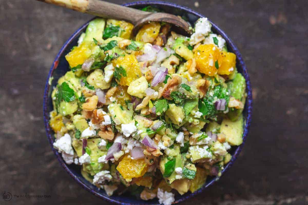 10-Minute Avocado Salsa (Chunky Avocado Dip) | The Mediterranean Dish