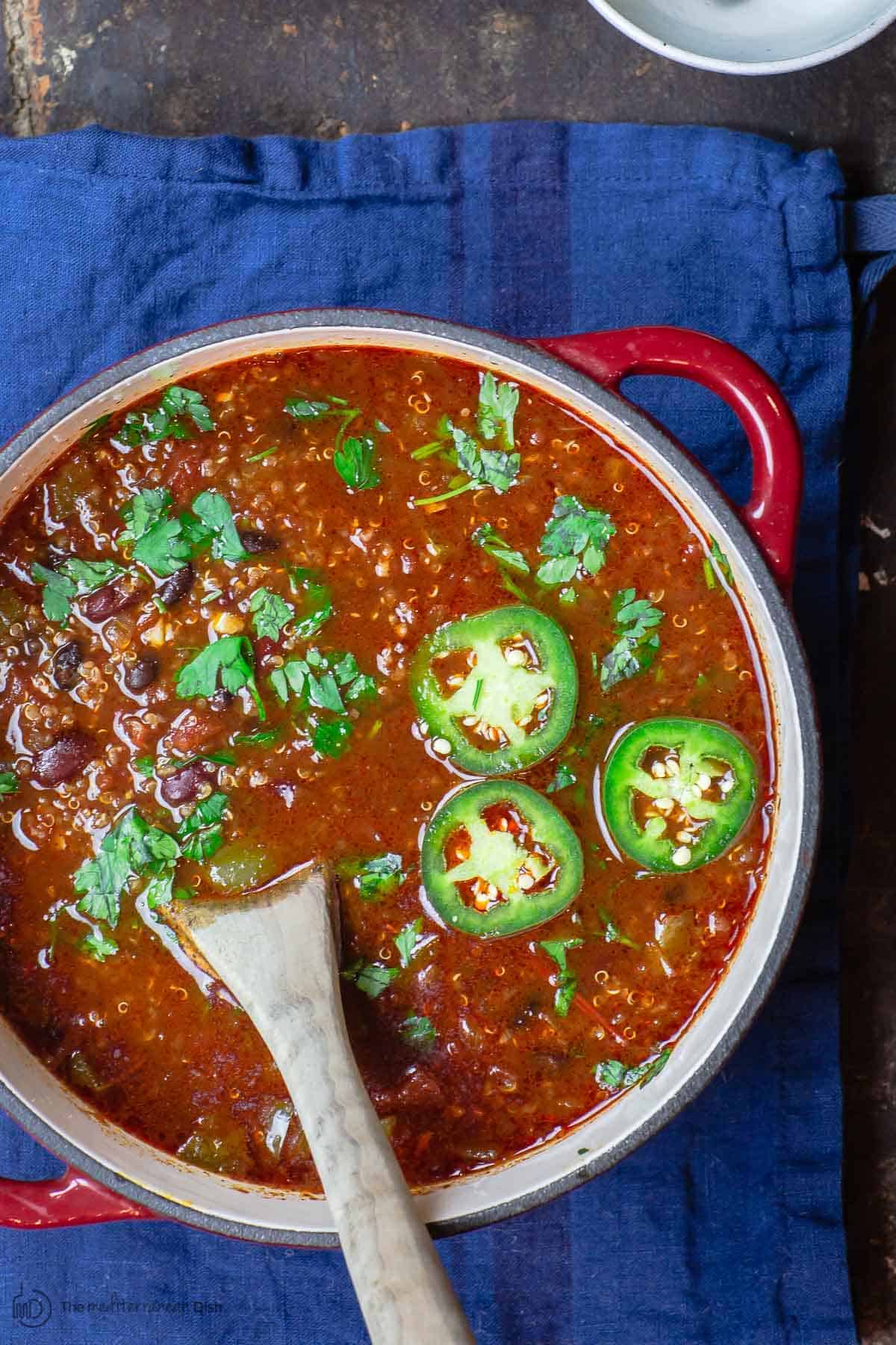 Best Vegan Chili With A Mediterranean Twist The Mediterranean Dish