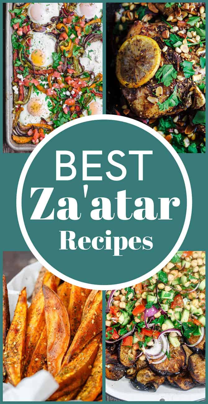 Collage of best zaatar recipes