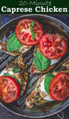 Easy Caprese Chicken Video The Mediterranean Dish Easy Caprese Chicken Video The Mediterranean Dish