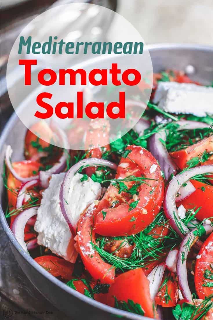 Mediterranean Fresh Tomato Salad | The Mediterranean Dish