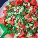 pinable image 1 for Mediterranean watermelon salad