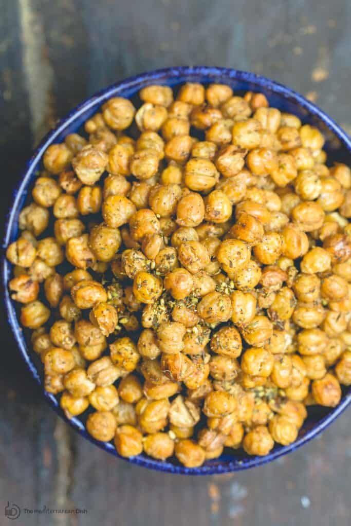 Crispy Roasted Chickpeas The Mediterranean Dish