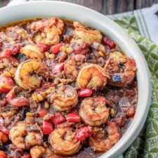 Baked Shrimp Stew in a Mediterranean Chunky Tomato Sauce-image
