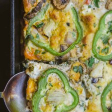Vegetarian Egg Casserole -image