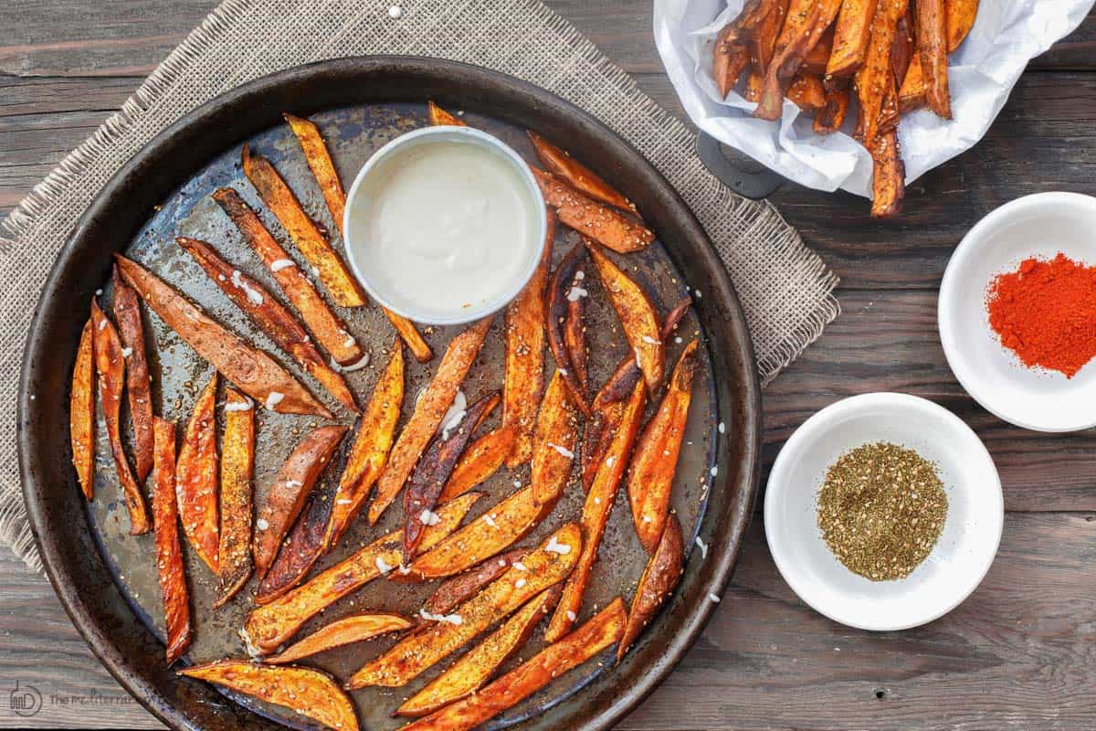 Best Oven Baked Sweet Potato Fries The Mediterranean Dish