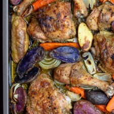 Rosemary Roasted Chicken Recipe with Vegetables-image