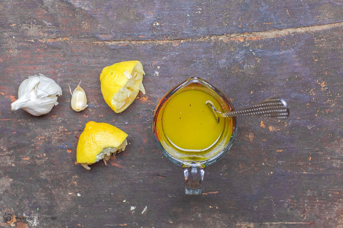 Honey dressing for shaved brussels sprouts salad