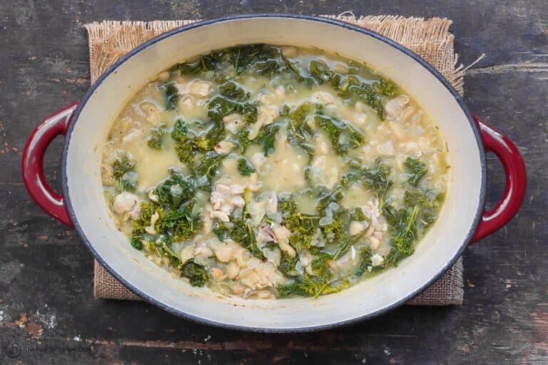 White Bean and Kale Soup Recipe The Mediterranean Dish
