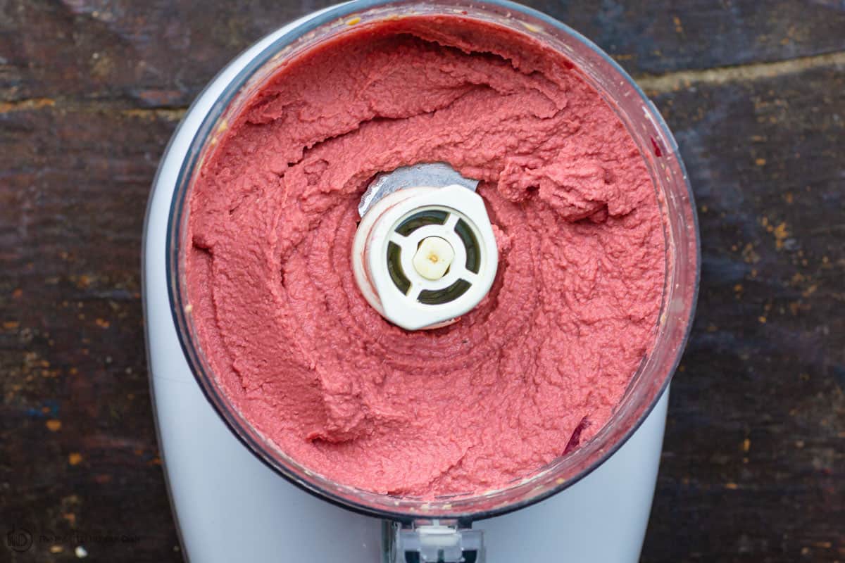 Rüben-Hummus in der Küchenmaschine
