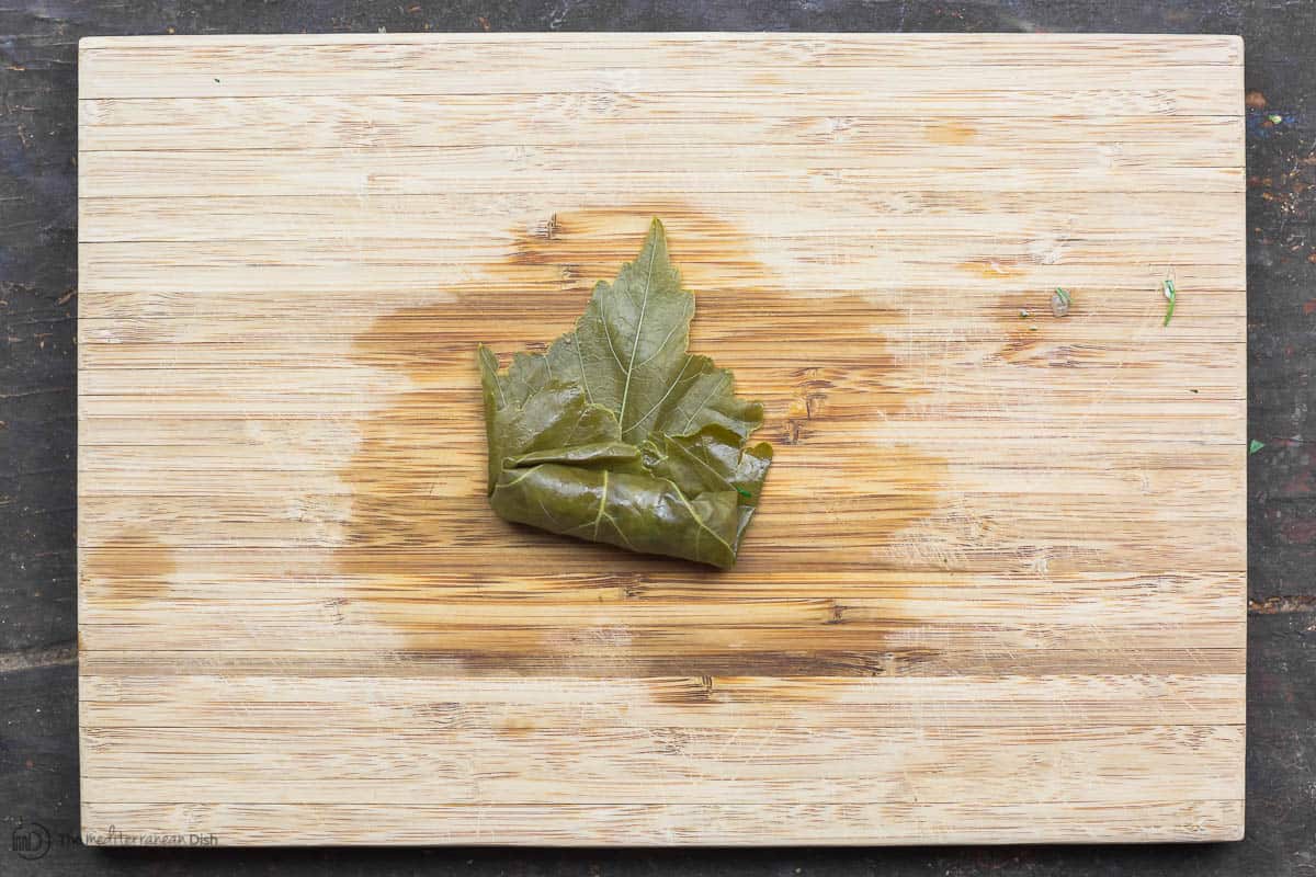 Grape leaf stuffed and rolled