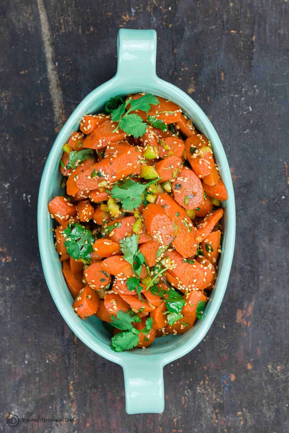 Healthy Moroccan Carrot Salad from The Mediterranean Dish