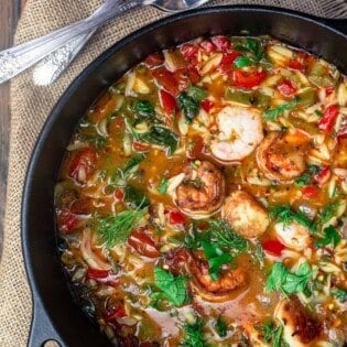 Mediterranean Shrimp Soup