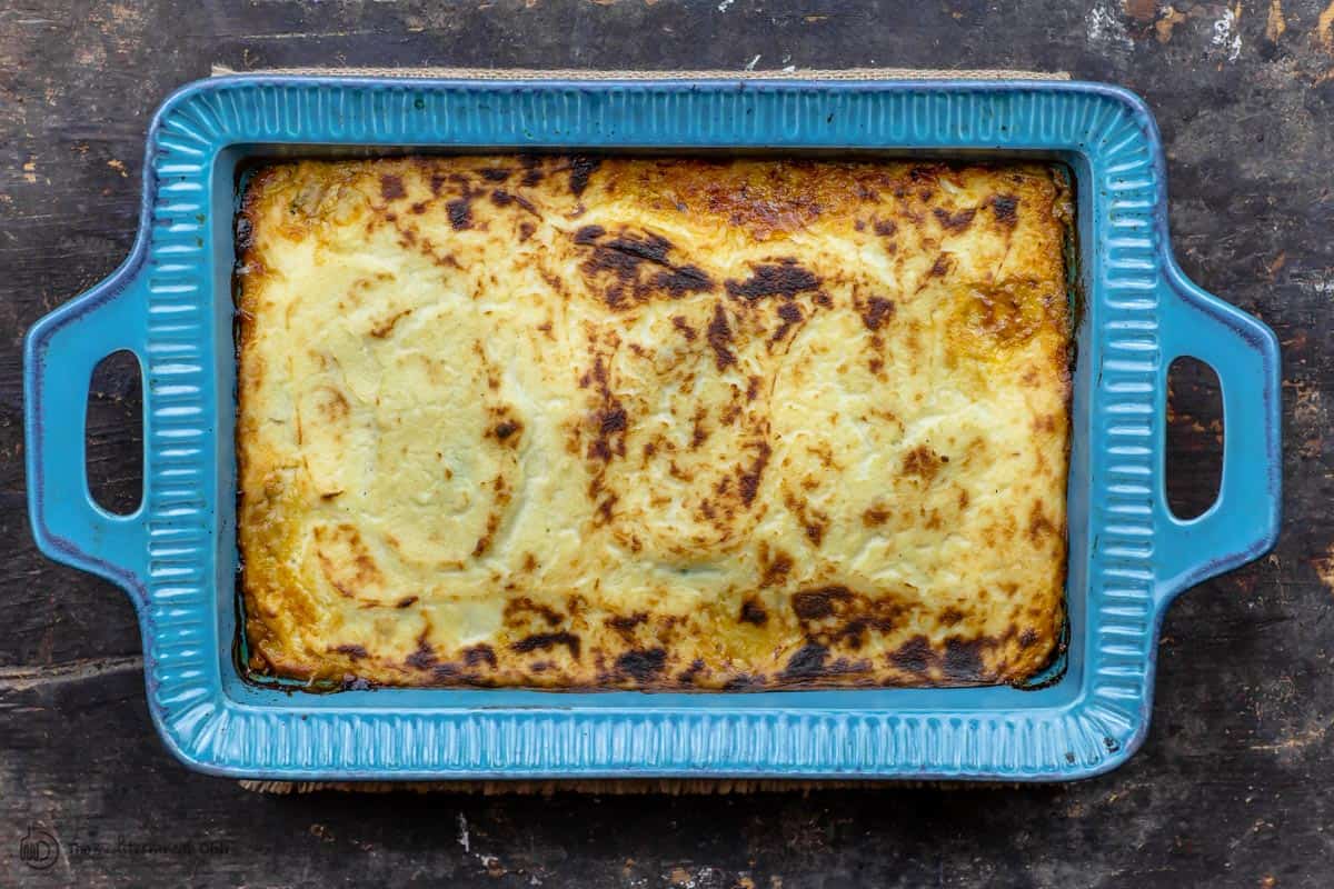 Baked vegetable moussaka