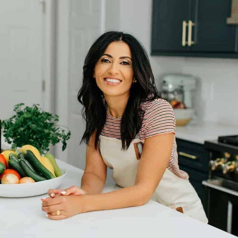 Chickpea salad the mediterranean dish