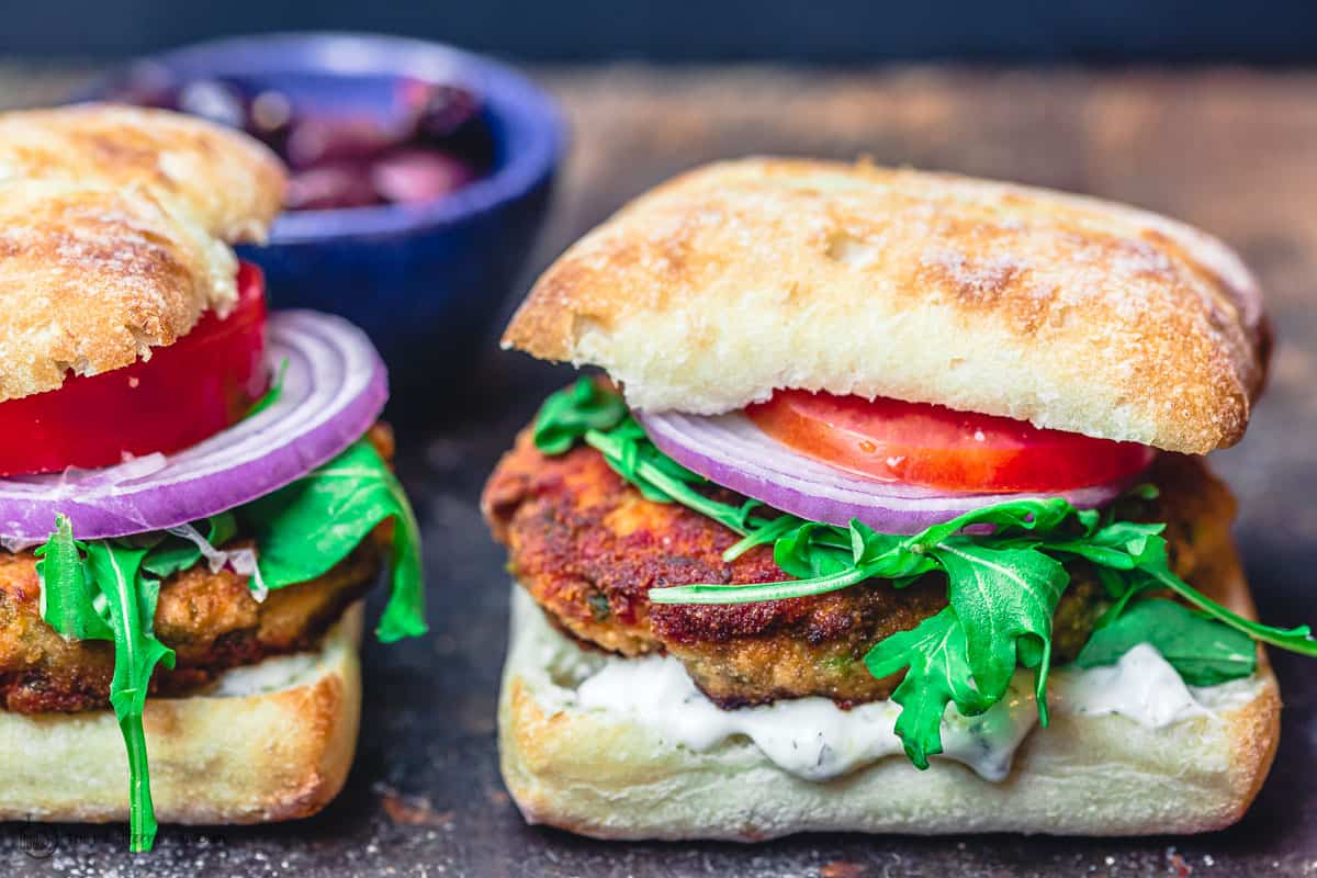 Grilled Salmon Burgers - Souvlaki For The Soul