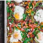 pin image 3 for sheet pan baked eggs REDO