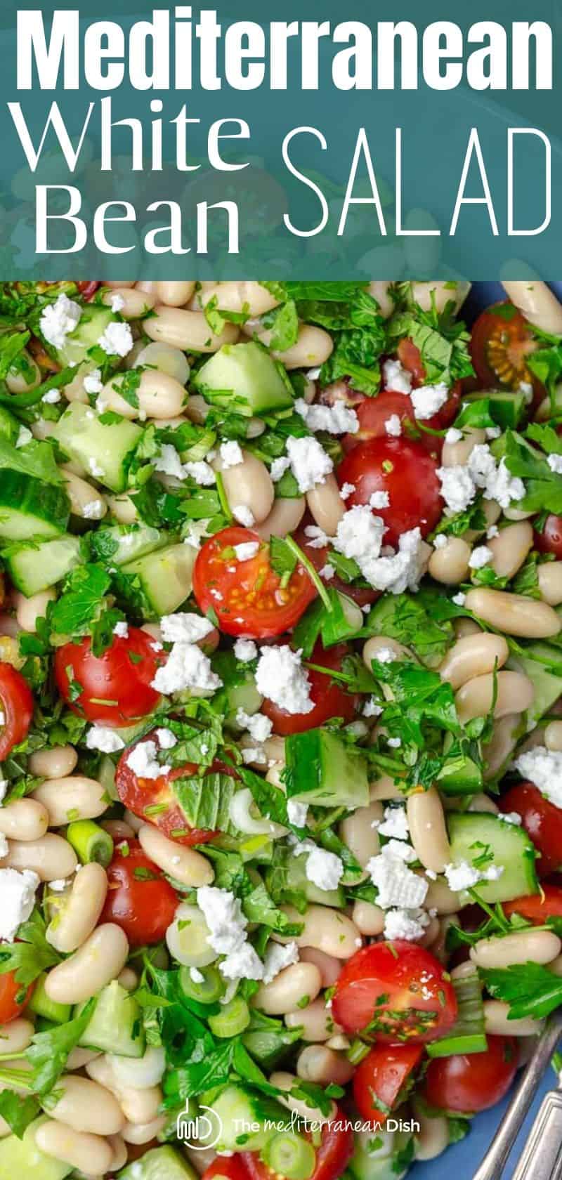 Easy White Bean Salad Recipe The Mediterranean Dish