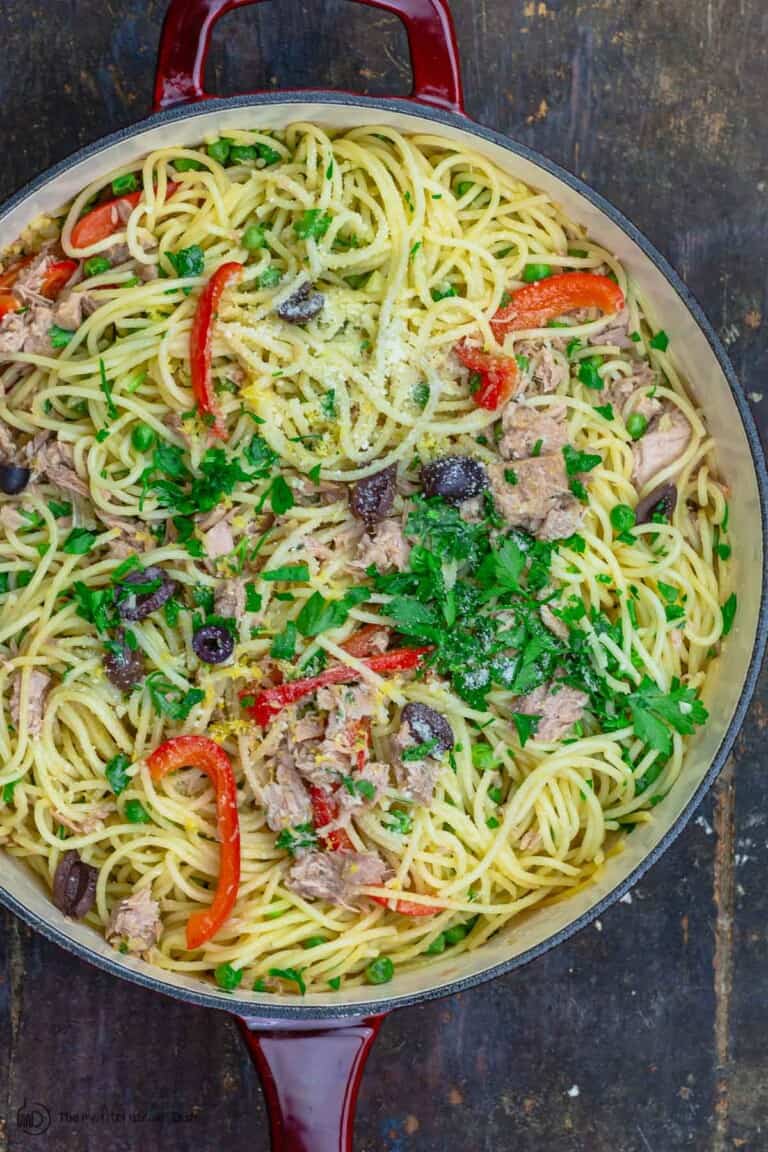 Quick Tuna Pasta, MediterraneanStyle The Mediterranean Dish