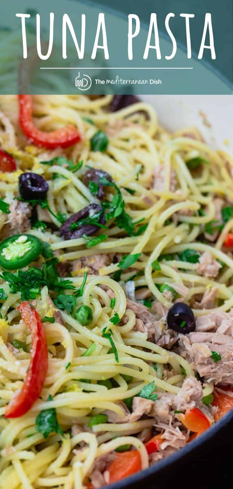 Quick Tuna Pasta, MediterraneanStyle The Mediterranean Dish