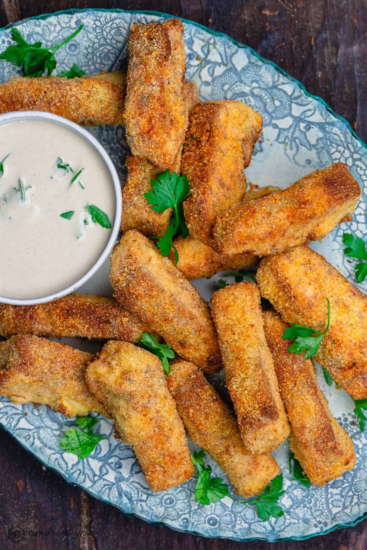 Crispy Homemade Fish Sticks - The Mediterranean Dish