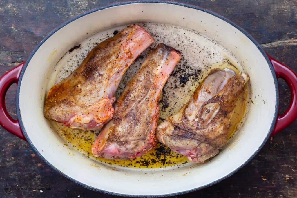 Super Tender Braised Lamb Shanks (Slow Cooker Option)