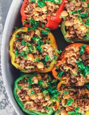 Greek stuffed peppers