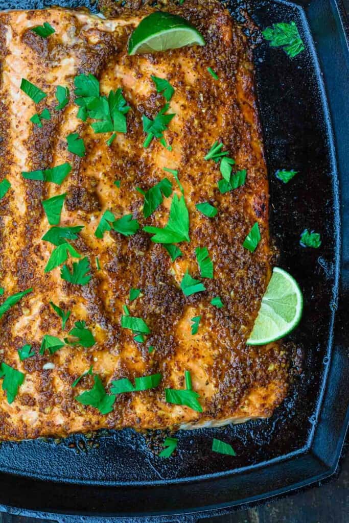 Honey Mustard Salmon (Baked or Grilled) The Mediterranean Dish