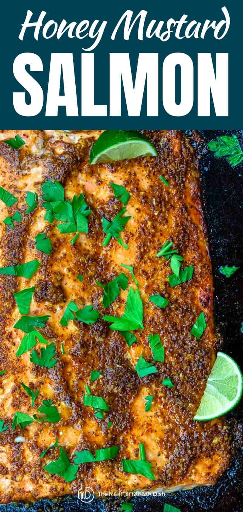 Honey Mustard Salmon (Baked or Grilled) The Mediterranean Dish