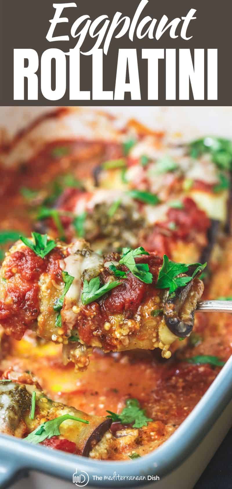 Easy Eggplant Rollatini Recipe The Mediterranean Dish