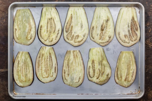 baked eggplant slices