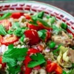 pin image 3 for Italian rice salad