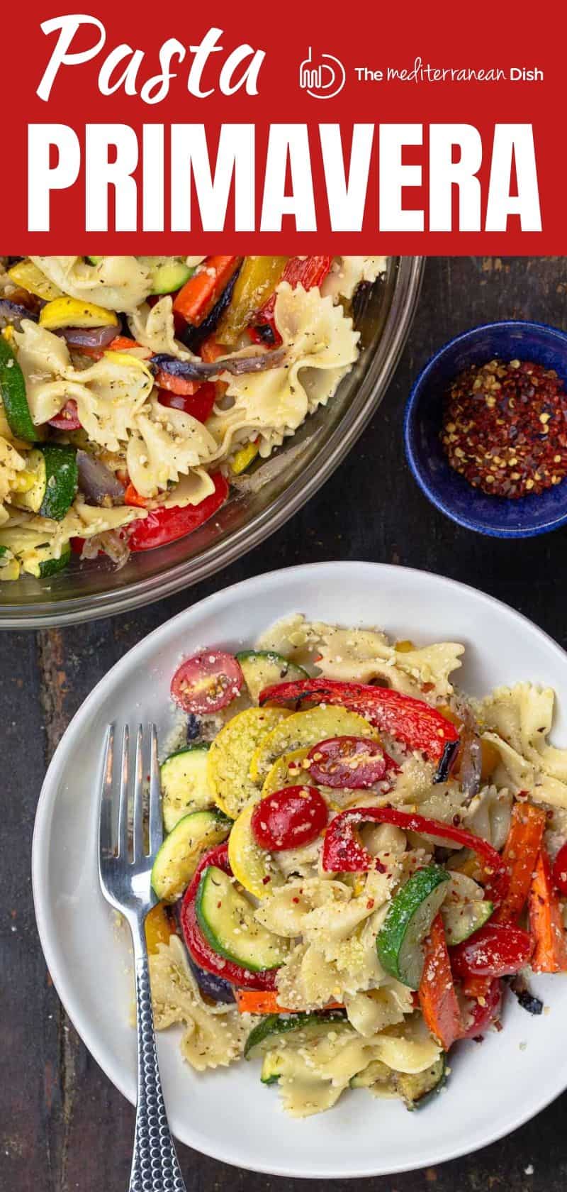Easy Pasta Primavera (Light & Delicious) The Mediterrranean Dish