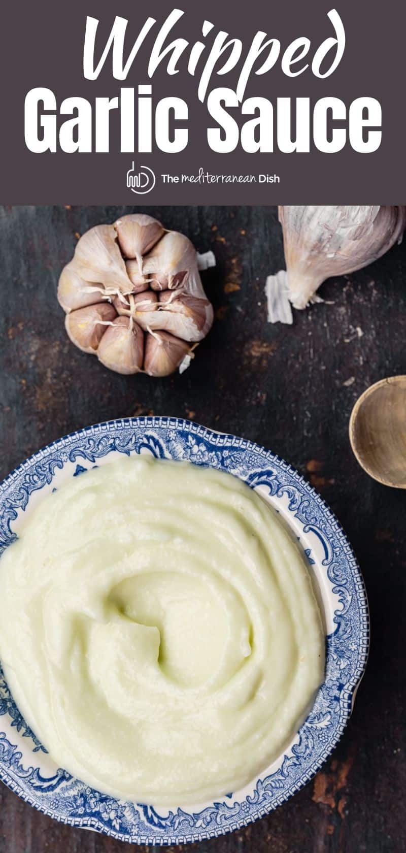 Traditional Toum Garlic Sauce (4 Ingredients) The Mediterranean Dish