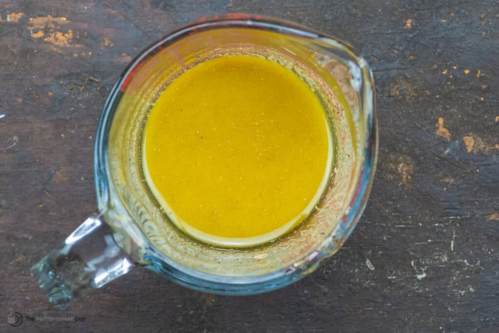 Dijon mustard dressing for potato salad