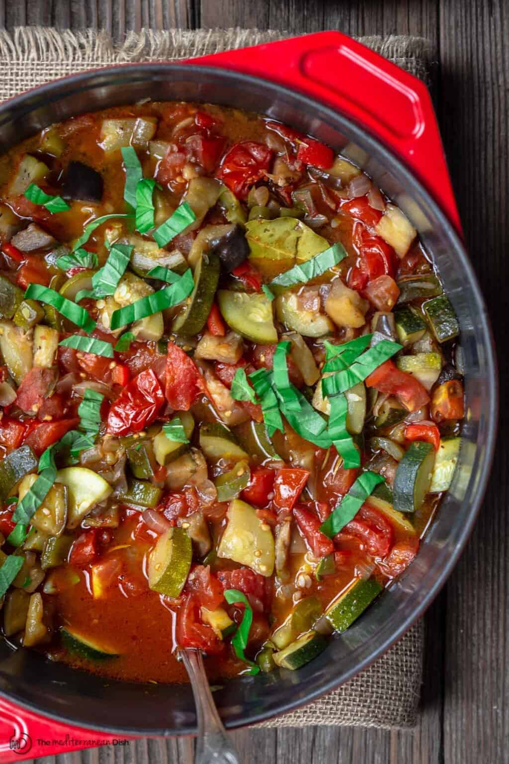 Easy Ratatouille Recipe one pot The Mediterranean Dish