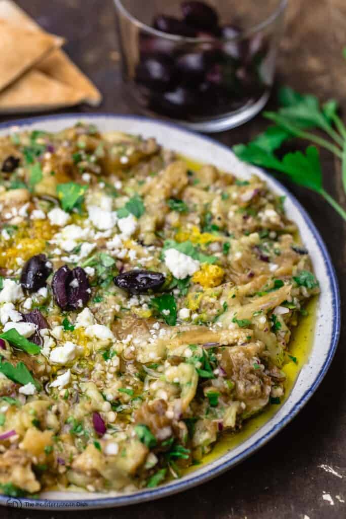 Melitzanosalata Greek Eggplant Dip (tips & recipe) The Mediterranean
