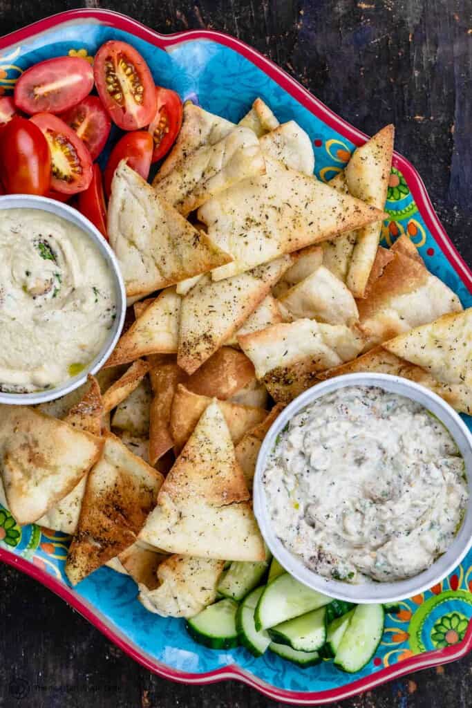 How to Make the BEST Homemade Pita Chips The Mediterranean Dish