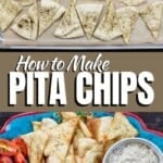 pin image 1 for how to make pita chips