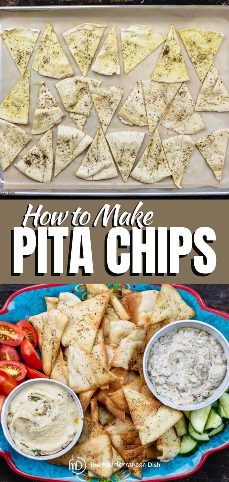 How to Make the BEST Homemade Pita Chips The Mediterranean Dish