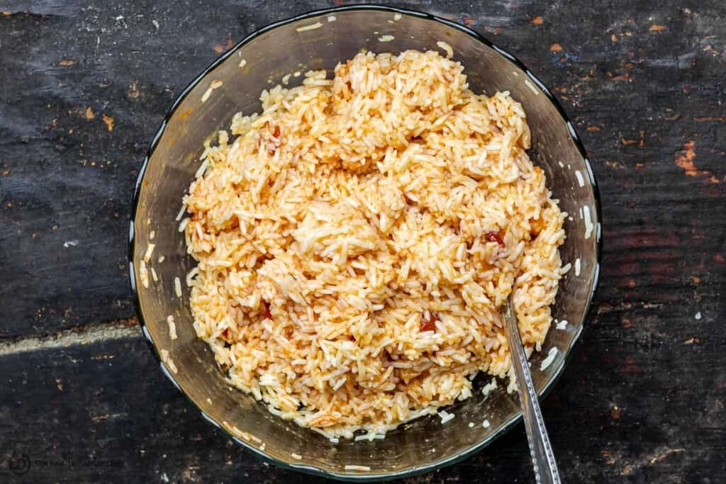 Italian Rice Casserole (Rice Ball Casserole Recipe) The Mediterranean