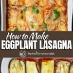 Pin image 1 eggplant lasagna
