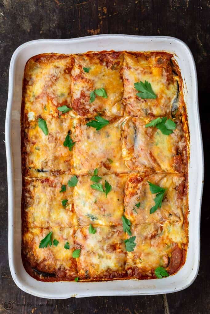 Easy Eggplant Lasagna Recipe (Vegetarian & Low Carb) The