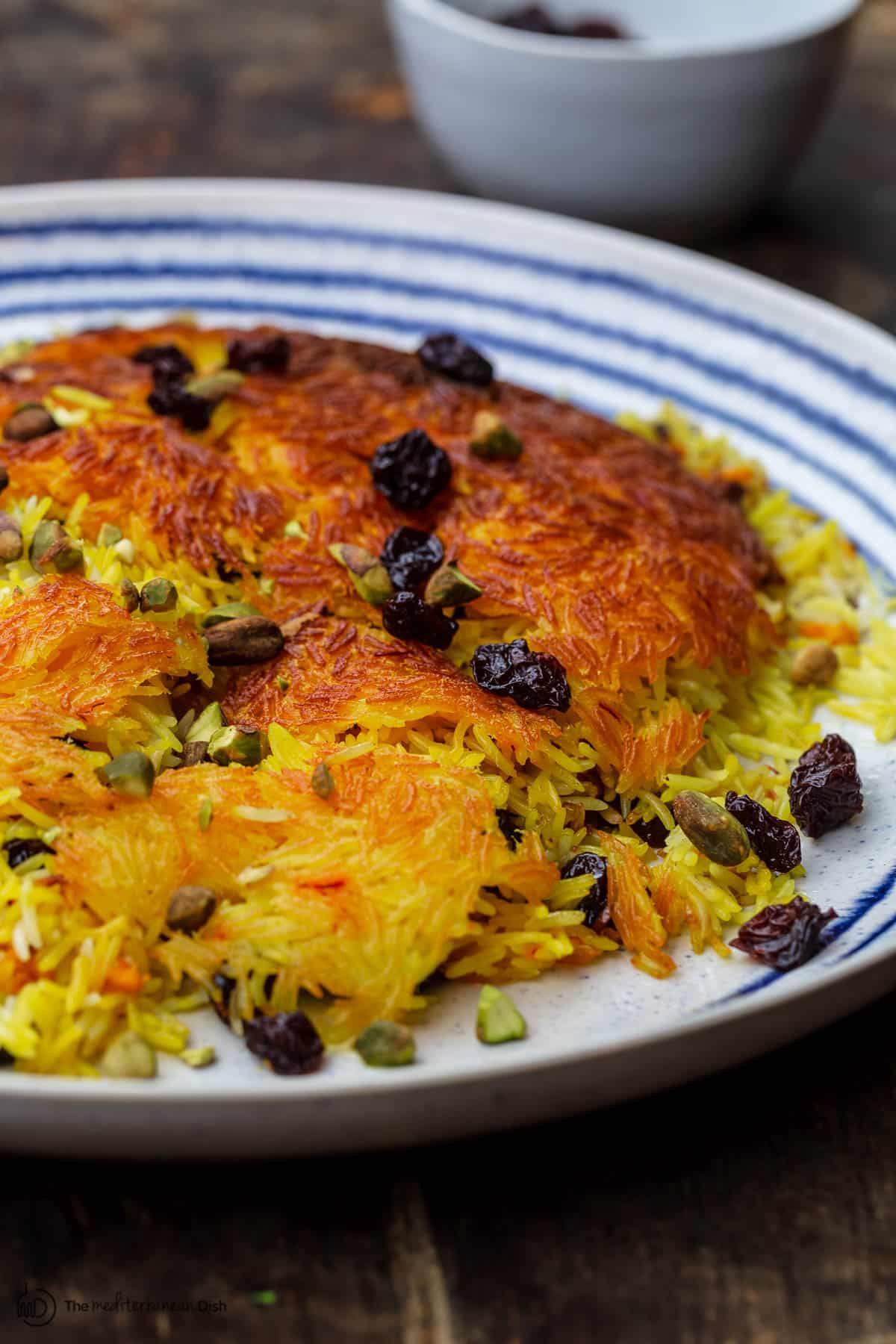 Tahdig Persian crispy rice with saffron 