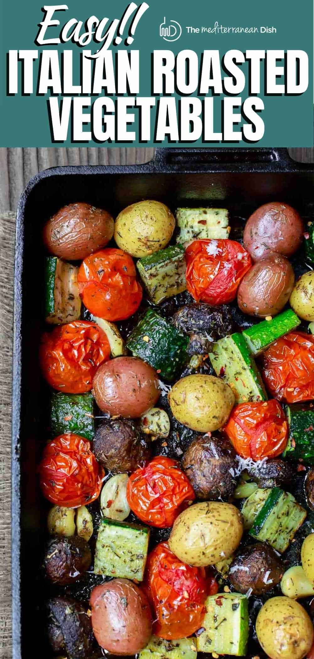 Italian Oven Roasted Vegetables Recipe (w/ Video) The Mediterranean Dish