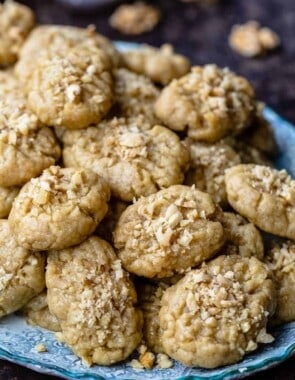 Melomakarona Greek Cookies with walnuts