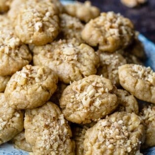 Melomakarona Greek Cookies with walnuts