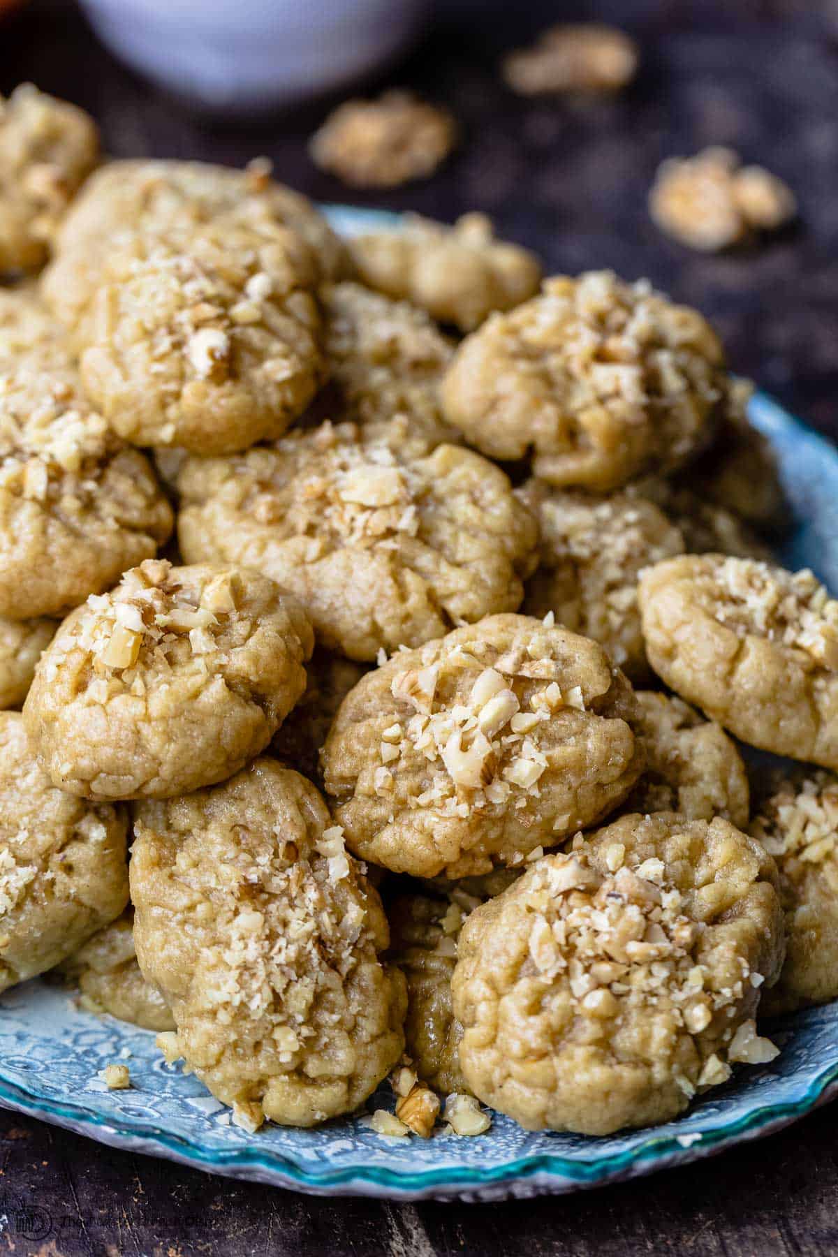 Melomakarona Greek Cookies with walnuts